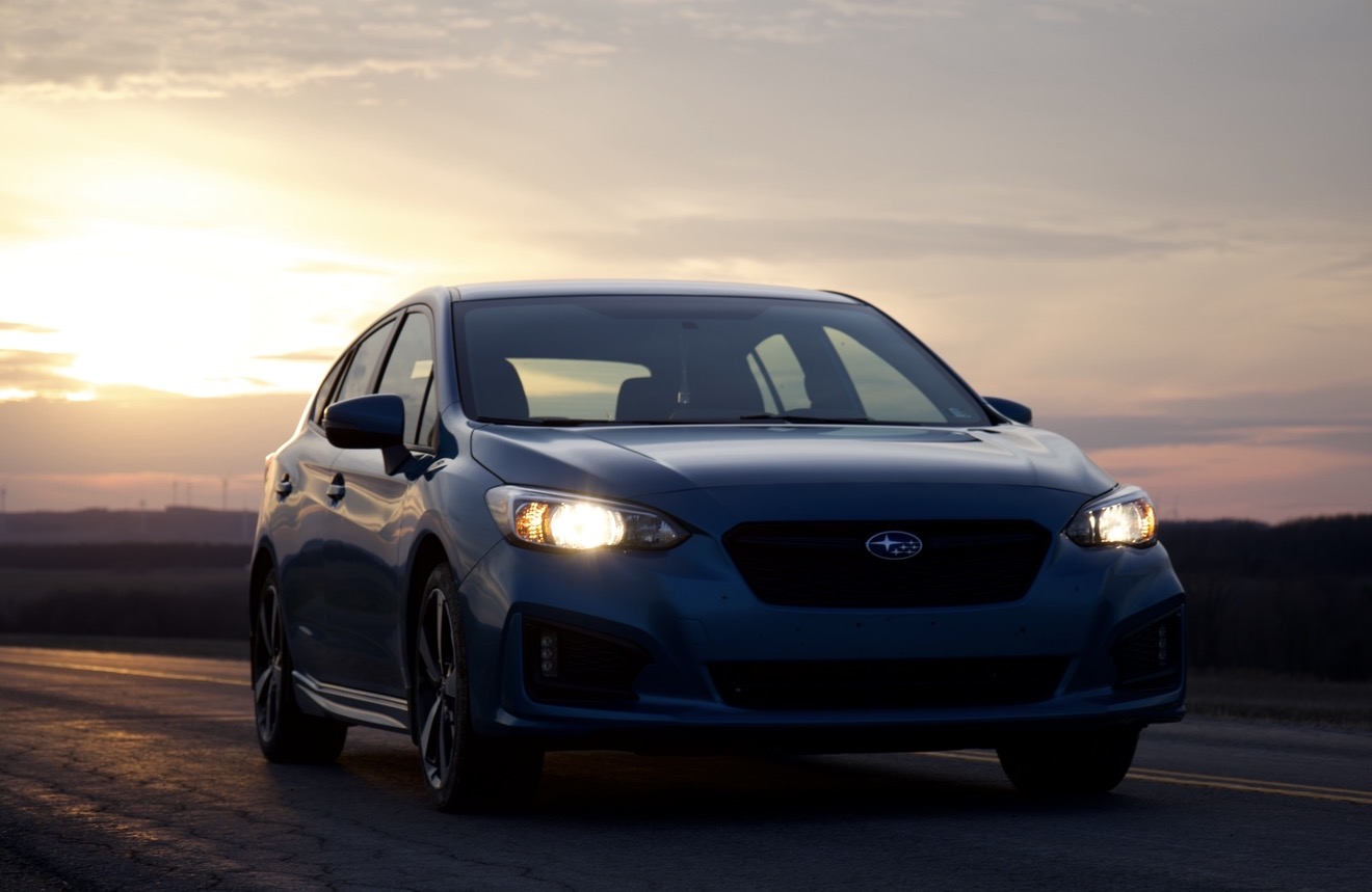 Leah Anderson with 2019 Subaru Impreza Sport