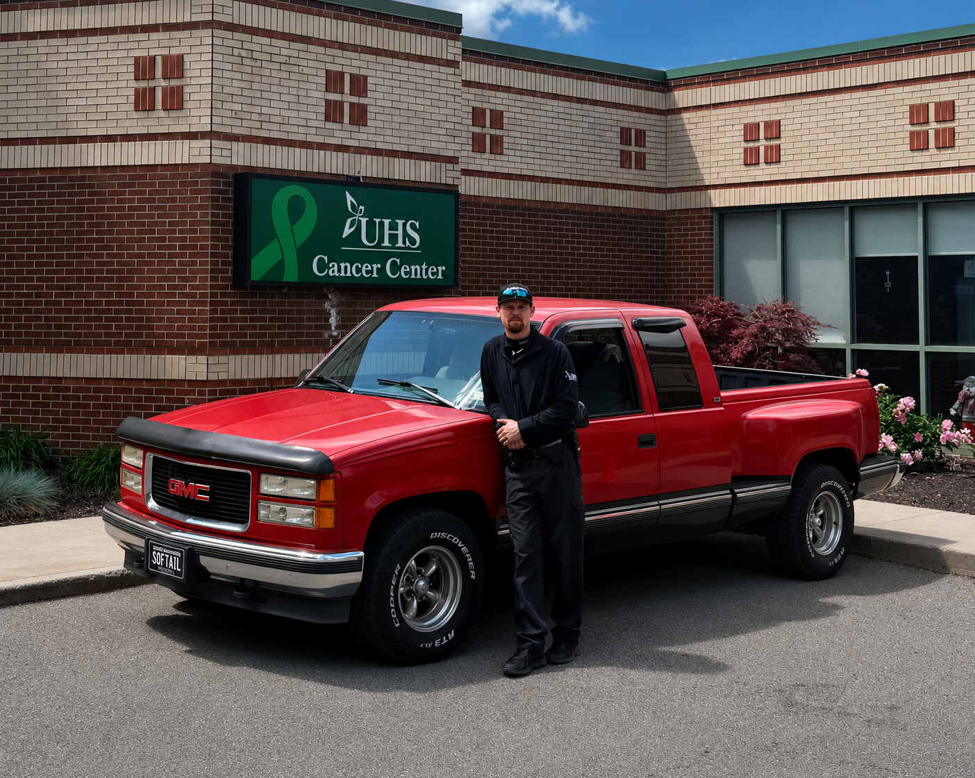Gerald Wexelberg with 1995 Gmc 1500 club Stepside