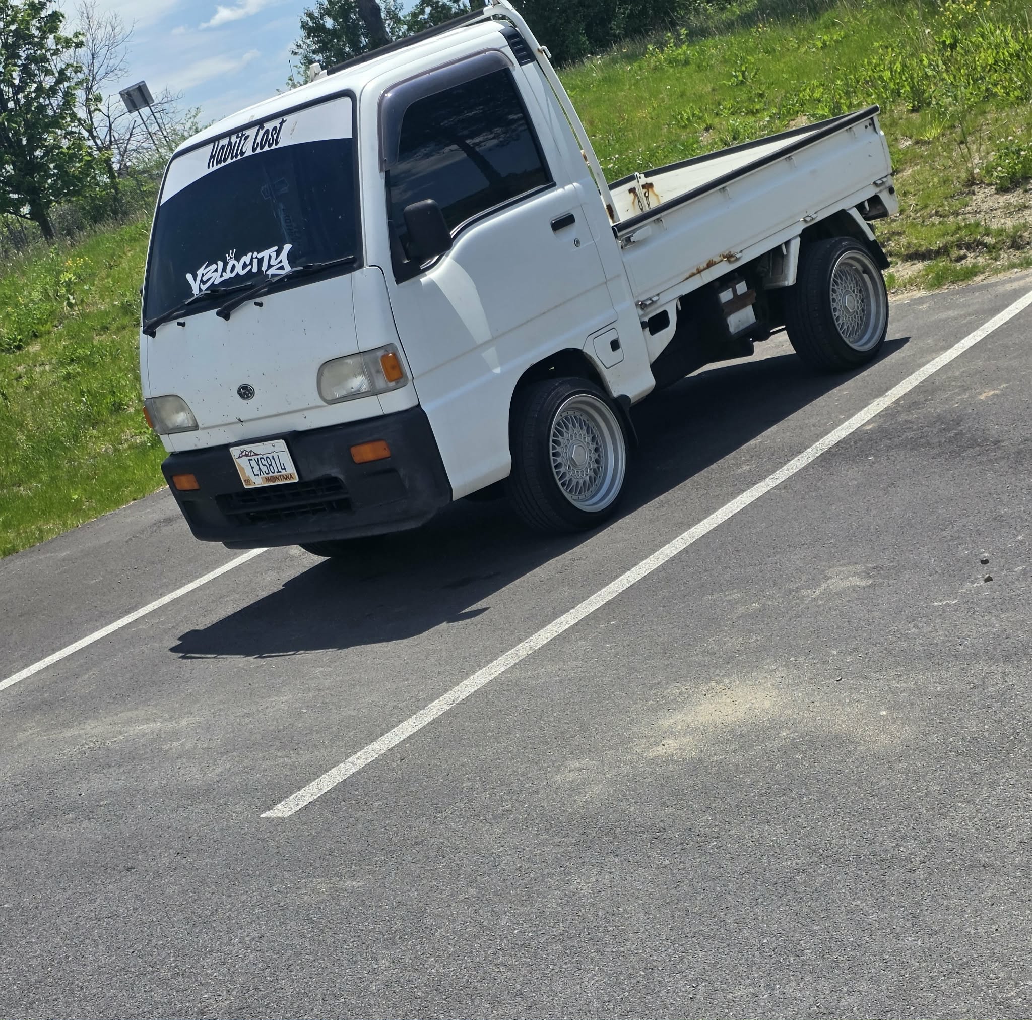 Nickolas Riley with 1995 Subaru Sambar Special
