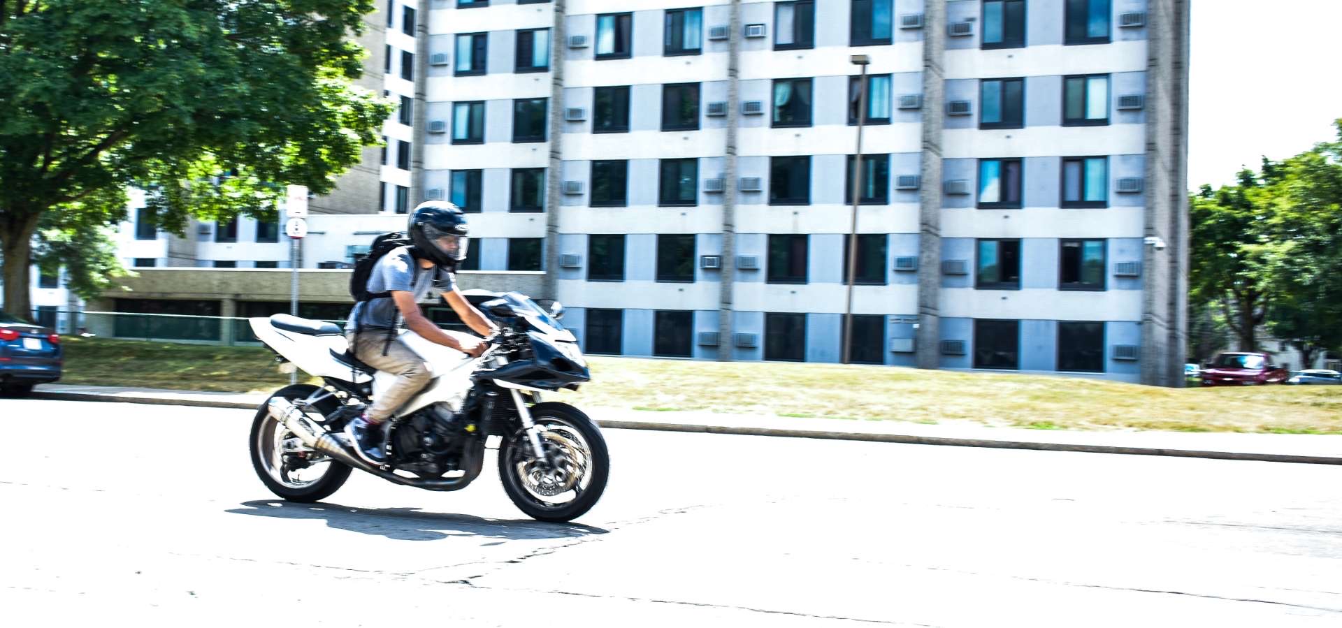 Cayden Brink with 2000 Suzuki GSXR-750 Y