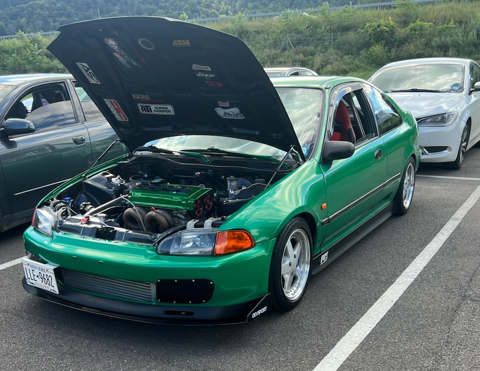 Brian Pratt with 1995 Honda Civic Eg