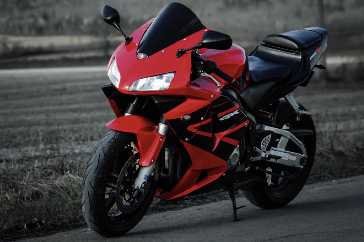 Kaitlyn Burns with 2003 HONDA CBR 600RR