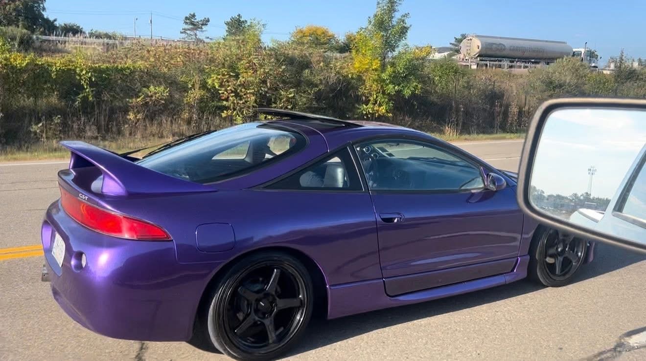 Joshua Squires with 1997 Mitsubishi Eclipse GST